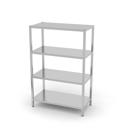 Storage Rack with 4 Full Shelves | HENDI Kitchen Line | 1000x400x1800 mm