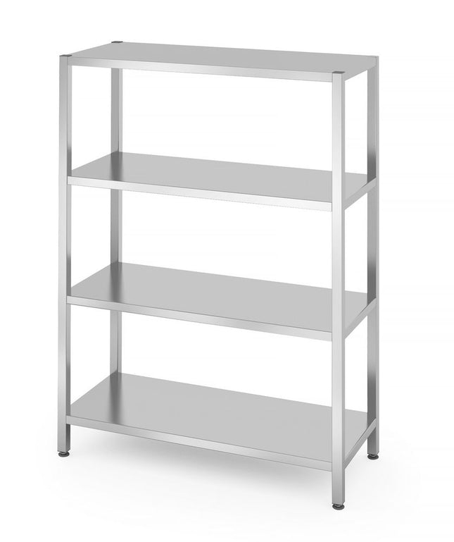 Storage Rack with 4 Full Shelves | HENDI Kitchen Line | 1200x500x1800 mm