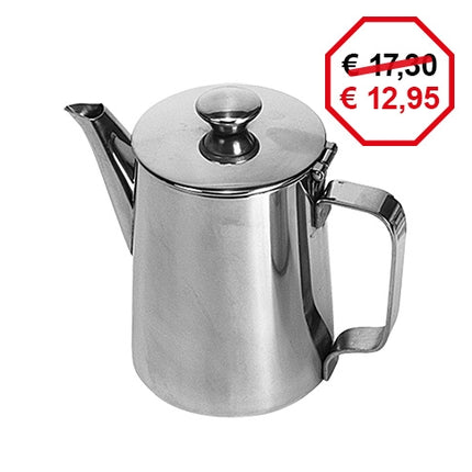 EMGA Stainless Steel Coffee Pot with Pouring Spout | 0.60 L | Dishwasher Safe 1