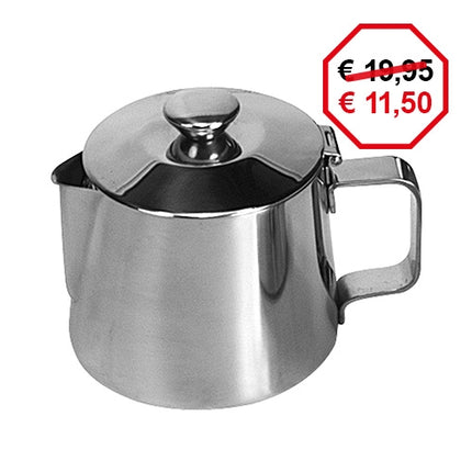 EMGA Stainless Steel 18/10 Tea Pot with Pouring Spout | 1.00 L | Dishwasher Safe 1