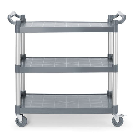 3-Shelf Polypropylene Service Cart | AmerBox | Large | 1010x500x960mm