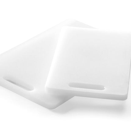 Cutting Board with Handle | HENDI | White | 250x150mm | Rectangular