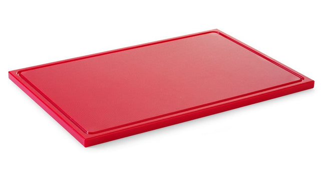 Rezalna deska HACCP 600 x 400, HENDI, rdeča, 600 x 400 mm, pravokotna