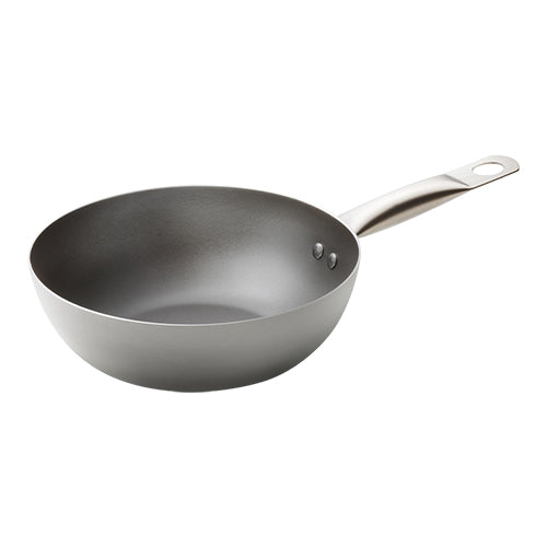 Non-Stick Aluminium Serving Wok | Accademia Mugnano Piccole Chef | Ø18 x H6.1 cm 1