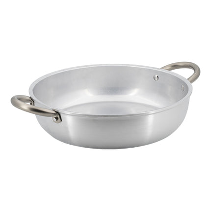 Aluminium Braising Pan with Stainless Steel Handle | Accademia Mugnano Professione Cuoco 500 | Ø32 x H8.2 cm | 5.6 L 1