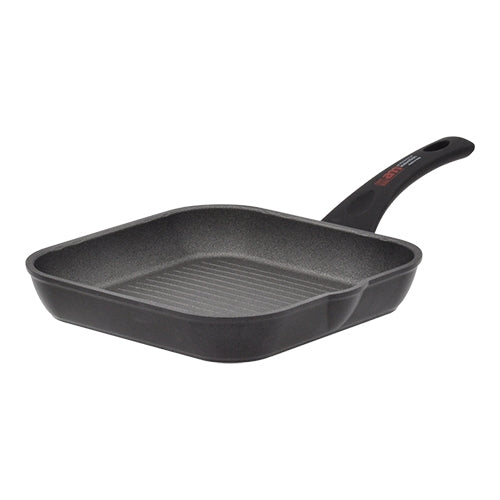 Non-Stick Cast Aluminium Grill Pan | Accademia Mugnano Supergrill | 24 x 24 x H4.4 cm 1