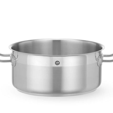 Low Stew Pot without Lid | HENDI Profi Line | 4.7L Capacity | Round, Ø240x112mm