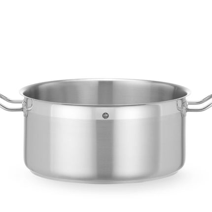 Low Stew Pot without Lid | HENDI Profi Line | 12L Capacity | Round, Ø320x156mm