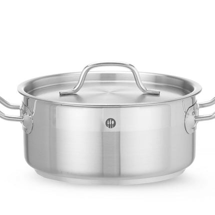 Low Stew Pot with Lid | HENDI Profi Line | 2.8L | Ø200x90mm