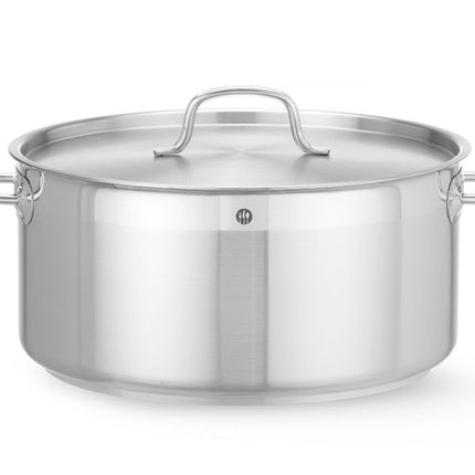 Low Stew Pot with Lid | HENDI Profi Line | 12L | Ø320x150mm