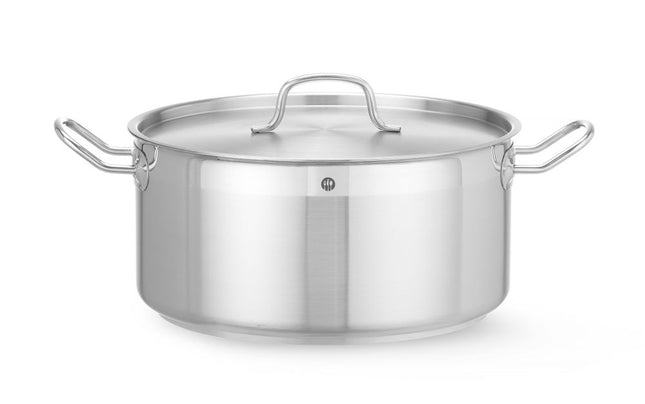 Low Stew Pot with Lid | HENDI Profi Line | 12L | Ø320x150mm