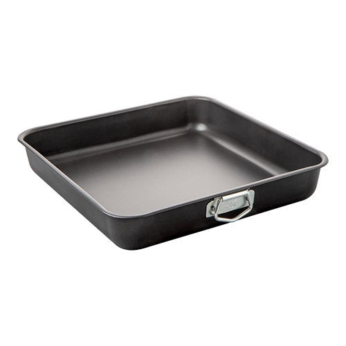 Nonstick Roasting Pan with Movable Side Handles | Accademia Mugnano Fuoco & Idee | Aluminium | 35 x 35 x H6.5 cm 1