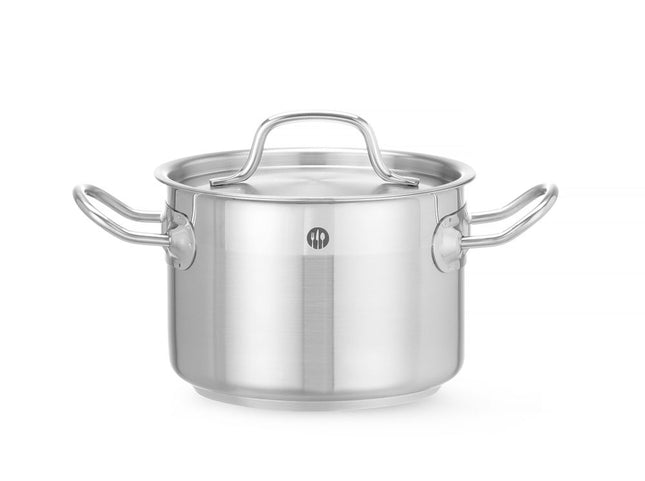 Stew Pot Middle with Lid | HENDI Profi Line | 2L | Ø160x110mm