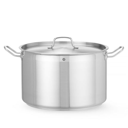 Stew Pot Middle with Lid | HENDI Profi Line | 23.5L | Ø360x230mm