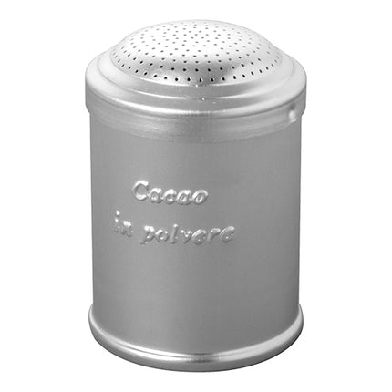 Aluminium Cacao Pourer with Screw Cap | EMGA | Cacao in Polver Inscription | 0.24 L, Ø6.5 x H9.5 cm 1