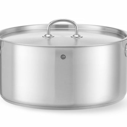 Low Stew Pot with Lid | HENDI Kitchen Line | 12L | Ø320x150mm
