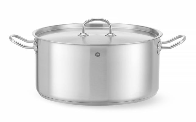 Low Stew Pot with Lid | HENDI Kitchen Line | 12L | Ø320x150mm