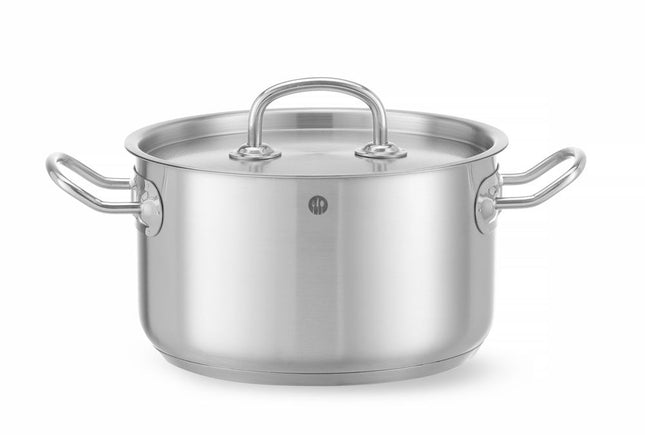 Medium Stew Pot with Lid | HENDI Kitchen Line | 3.5L | Ø200x115mm
