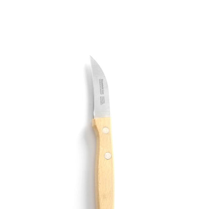 Curved Paring Knife Wooden Handle 165mm | HENDI