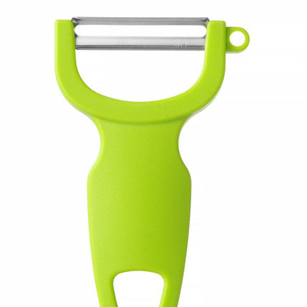 Horizontal Universal Peeler with Stainless Steel Blade | HENDI | Green Handle | 110mm