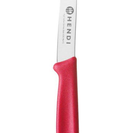 Paring Knife with Stainless Steel Blade | HENDI | Red Handle | 180mm