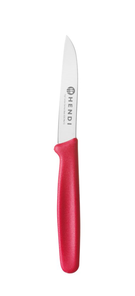 Paring Knife with Stainless Steel Blade | HENDI | Red Handle | 180mm