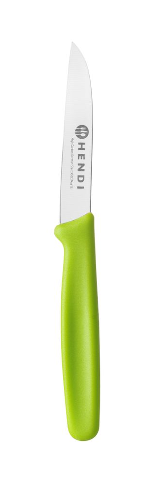 Paring Knife with Stainless Steel Blade | HENDI | Green Handle | 180mm