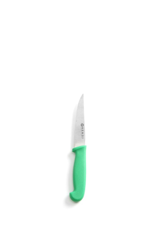 Serrated Multipurpose Knife | HENDI | Green Handle | 205mm Length