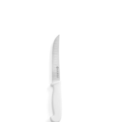 Universal Knife with Granton Edge | HENDI | 230mm | White Handle | Long Model