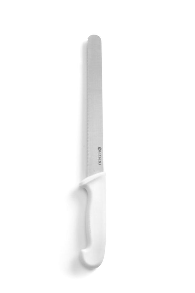 Serrated Bread Knife White 385mm | HENDI
