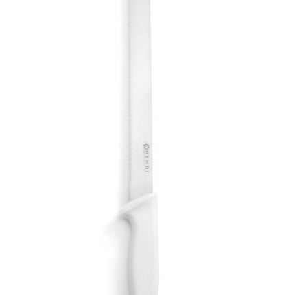 Serrated Bread Knife White 430mm | HENDI