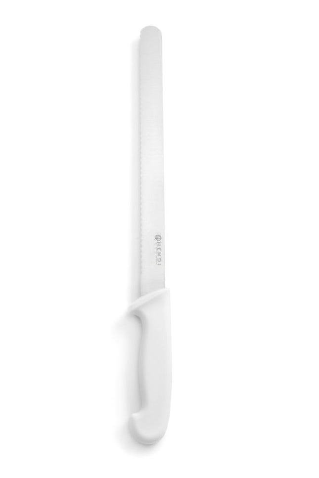 Serrated Bread Knife White 430mm | HENDI