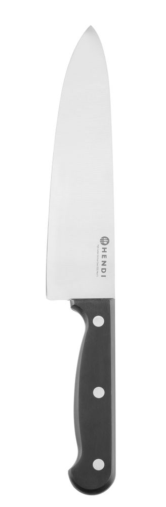 Chef's knife 200 mm, stamped, HENDI, Profi Line, Black, (L)340mm