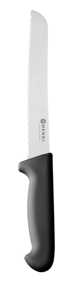 Bread knife, 200 mm, universal, HENDI, Profi Line, Black, (L)340mm