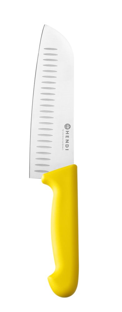 Santoku knife, 180 mm, HACCP, HENDI, Profi Line, Yellow, (L)295mm