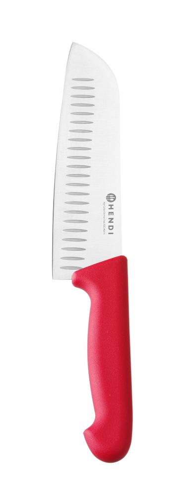 Santoku knife, 180 mm, HACCP, HENDI, Profi Line, Red, (L)295mm