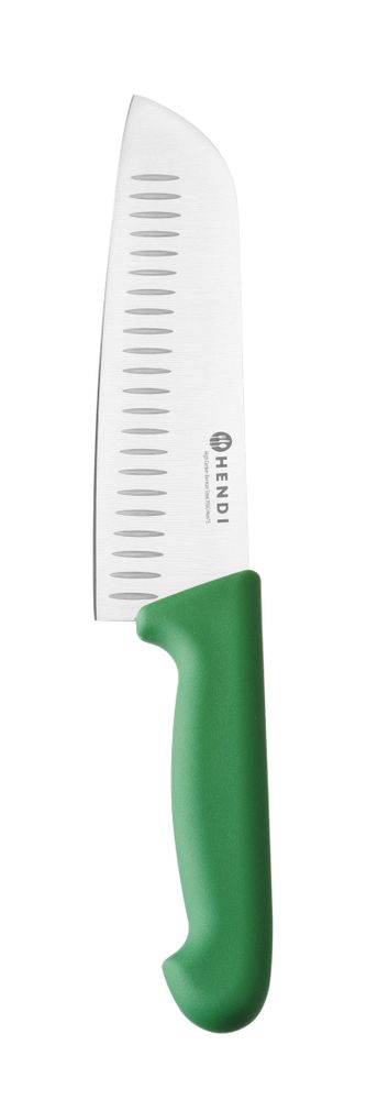 Santoku knife, 180 mm, HACCP, HENDI, Profi Line, Green, (L)295mm