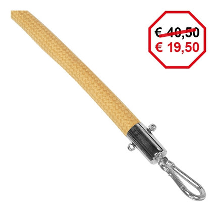 Barrier Rope | EMGA | Beige, Chromed | L 100 cm 1