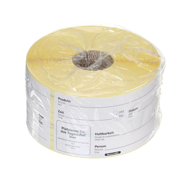 Food rotation labels, multi-use, easy removable, HENDI, White, 500 pcs., 100x50mm
