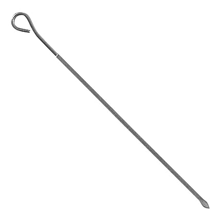 Flat Skewer with Fixed Ring | EMGA | Stainless Steel 18/0 | 20 cm 1