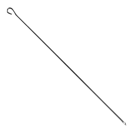 Flat Stainless Steel Skewer with Fixed Ring | EMGA | L35 cm | 3 mm 1