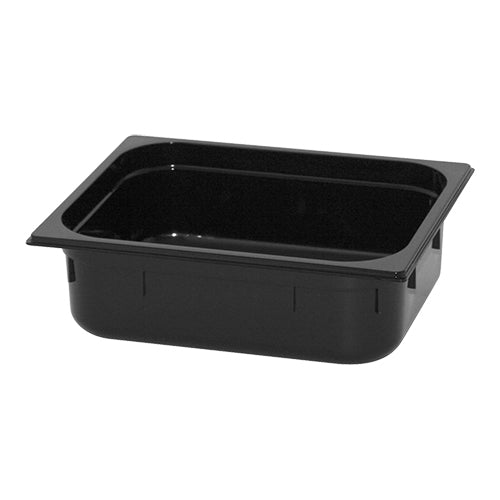 Black Polycarbonate Gastronorm Pan GN 1/2 | CaterChef | 100 mm | 5.9 L 1