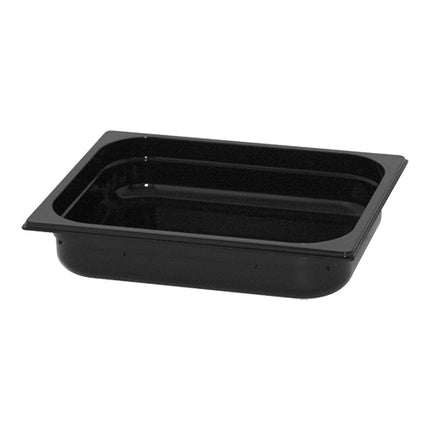 Black Polycarbonate Gastronorm Pan GN 1/2 | CaterChef | 65 mm | 3.9 L 1