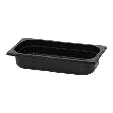 CaterChef Black Polycarbonate Gastronorm Pan GN 1/3 | 65 mm | 2.4 L 1