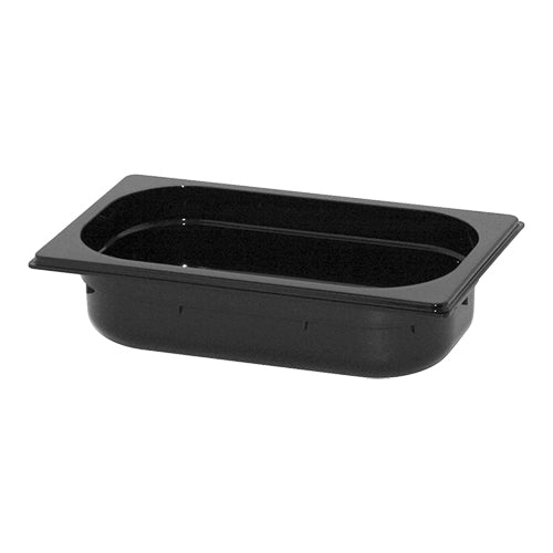 CaterChef Black Polycarbonate Gastronorm Pan GN 1/4 | 65 mm | 1.7 L 1