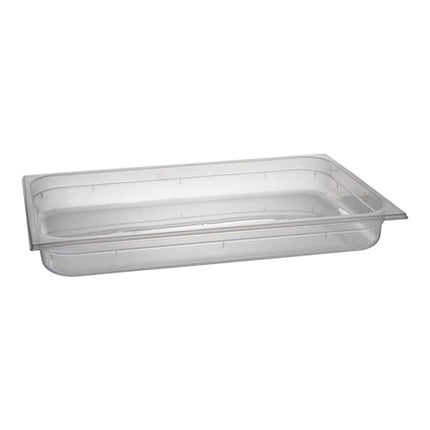 CaterChef Transparent Polypropylene GN 1/1 Gastronorm Pan | 65 mm | 8.5 L 1