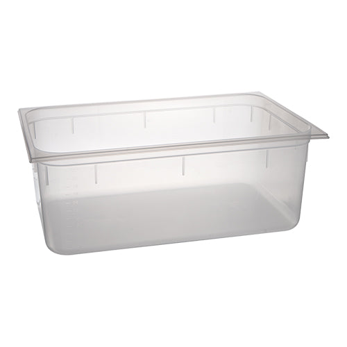CaterChef Transparent Polypropylene GN 1/1 Gastronorm Pan | 200 mm | 26 L 1