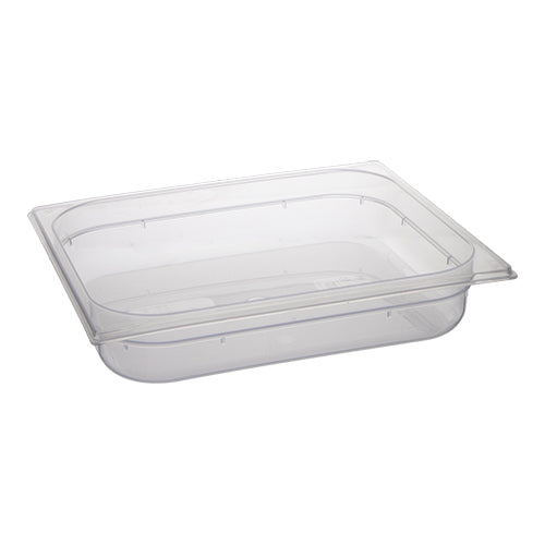 GN 1/2 Gastronorm Pan, Transparent Polypropylene | CaterChef | H 65 mm | 3.9 L 1