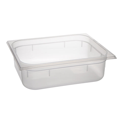 GN 1/2 Gastronorm Pan, Transparent Polypropylene | CaterChef | H 100 mm | 5.9 L 1