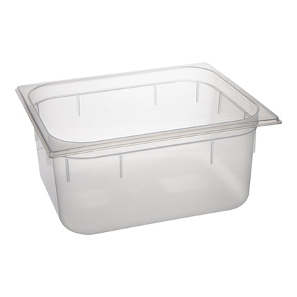 GN 1/2 Gastronorm Pan, Transparent Polypropylene | CaterChef | H 150 mm | 8.9 L 1